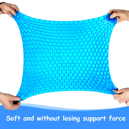 Gel Seat Cushion Summer Breathable Honeycomb Design for Pressure Relief Back Tailbone Pain - Home Office Wheelchair Chair Cars