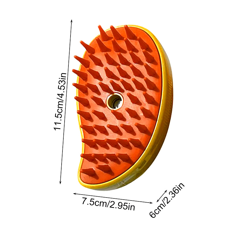 Electric Cat and Dog Grooming Comb with Steam and Water Spray for Bathing and Massage