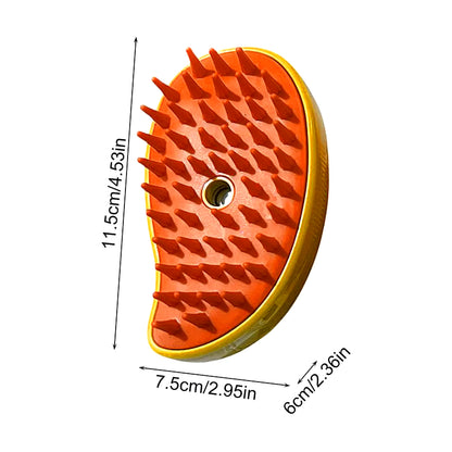 Electric Cat and Dog Grooming Comb with Steam and Water Spray for Bathing and Massage